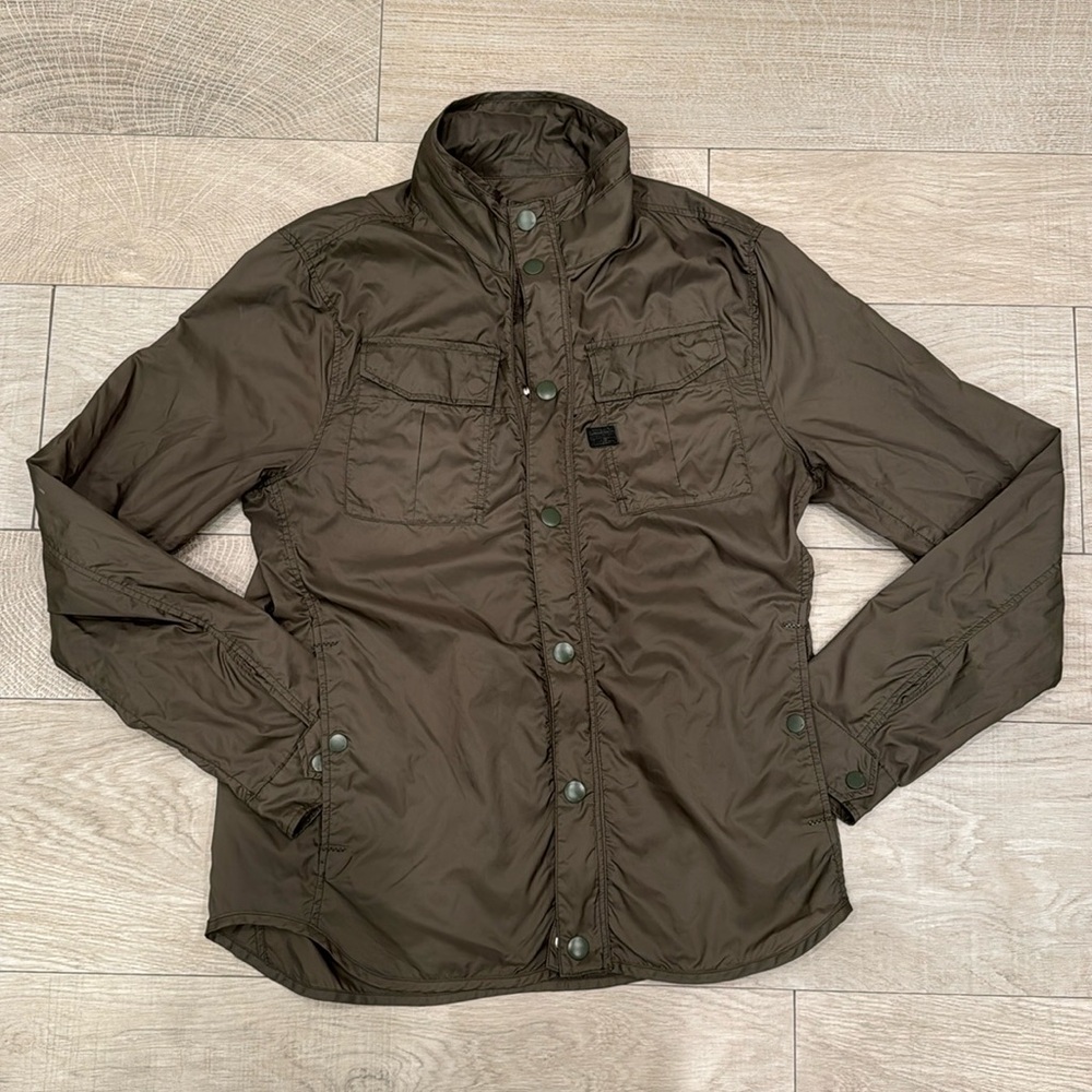 G-Star Olive Green Button-Up Jacket